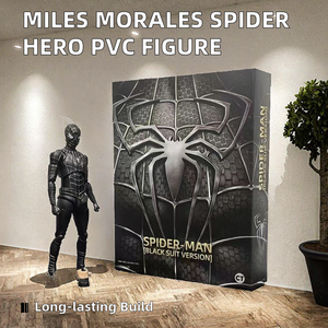 Miles Morales Spiderman Hero Collection PVC Anime modello giocattolo Action Decoration <span class=keywords><strong>film</strong></span> & TV a tema figure da collezione - Product Image 3