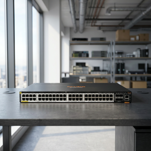 สวิตช์เครือข่าย JL659A 48SR5 6300ม. สวิตช์4SFP56 POE 48พอร์ตสวิตช์องค์กร - Product Image 1