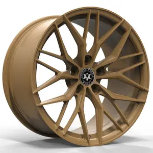 custom Design 18 19 20 21 22 23 24 inch forged aluminum alloy wheels for BMW Bronze wheels 5x112 Passenger Car Wheels