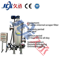 Filtre à eau industriel série AFM, marque JCI, filtre automatique autonettoyant, boîtier en acier inoxydable, grand débit, ISO9001 CE