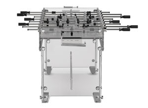 Mesa <span class=keywords><strong>de</strong></span> <span class=keywords><strong>Futbolín</strong></span> <span class=keywords><strong>Profesional</strong></span> <span class=keywords><strong>de</strong></span> Acrílico Transparente <span class=keywords><strong>de</strong></span> Lujo <span class=keywords><strong>de</strong></span> 55'' <span class=keywords><strong>de</strong></span> Tamaño Completo, Marca JIUXING SPORTS/NINESTAR Modelo JX-1A021 con 8 <span class=keywords><strong>Bolas</strong></span> - Product Image 4