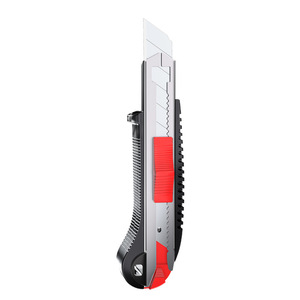 Cuchillo eléctrico Delixi con mango de acero inoxidable de 155 mm, cortador de papel de grado industrial de alta resistencia para desempacar y - Product Image 5