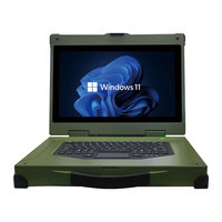 Laptop Tangguh Standar Industri 15.6 Inci Portabel dengan CPU I3/I5/I7 Generasi ke-11 dan Bodi Aluminium, Tersedia dalam Stok