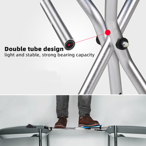 Bastón antideslizante para ancianos, multifuncional, de tres patas, telescópico, bastón para caminar al aire libre para ancianos con asiento con luces - Product Image 5