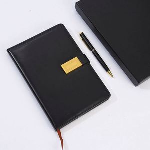 Premium Business Journal Gift <b>Set</b> Custom Brand PU Leather <b>Notebook</b> Metal Clasp Digital Printing-Perfect Corporate Gift Giveaway - Product Image 3