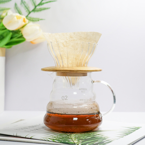 1 pezzo di fabbrica di faggio gocciolatore ad anello in legno per caffè con filtro a tazza supporto ad anello rotondo ripiano filtrante per tutte le <span class=keywords><strong>dimensioni</strong></span> tazze - Product Image 4