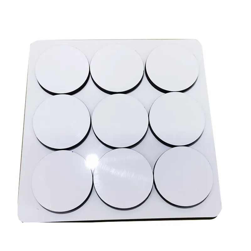 125*125*3mm DIY Sublimation MDF Tic-Tac-Toe Chess For Kid Student Education Game Gifts