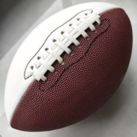 Ballon de football américain taille 9, tailles personnalisables, ballon d'entraînement de ligue, ballon de rugby personnalisé pour adulte, cousu à la machine