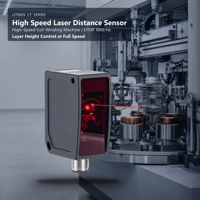 Capteur de distance laser haute vitesse LR-TB5000 DTOF 1000Hz IP65 RS485 pour machine d'enroulement de bobines, contrôle de la hauteur de couche, usine OEM ODM