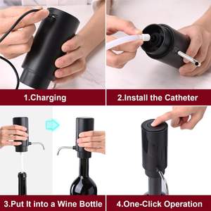 Aérateur et distributeur de vin électrique rechargeable à batterie lithium, le plus avantageux - Product Image 4