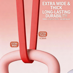 Bande de résistance <span class=keywords><strong>TPE</strong></span> écologique, hautement élastique et durable pour l'entraînement de force, le yoga et les exercices de fitness, 25 lb - Product Image 5