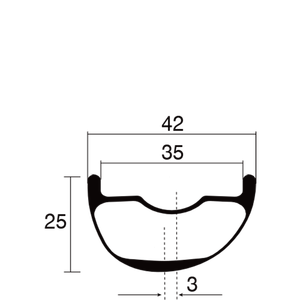 Schneedorf UD Carbon 29er Roue de vélo 35mm de large Trail MTB Cycle Expédition rapide Profil de frein à disque 25mm pour l'équitation en montagne complexe - Product Image 2
