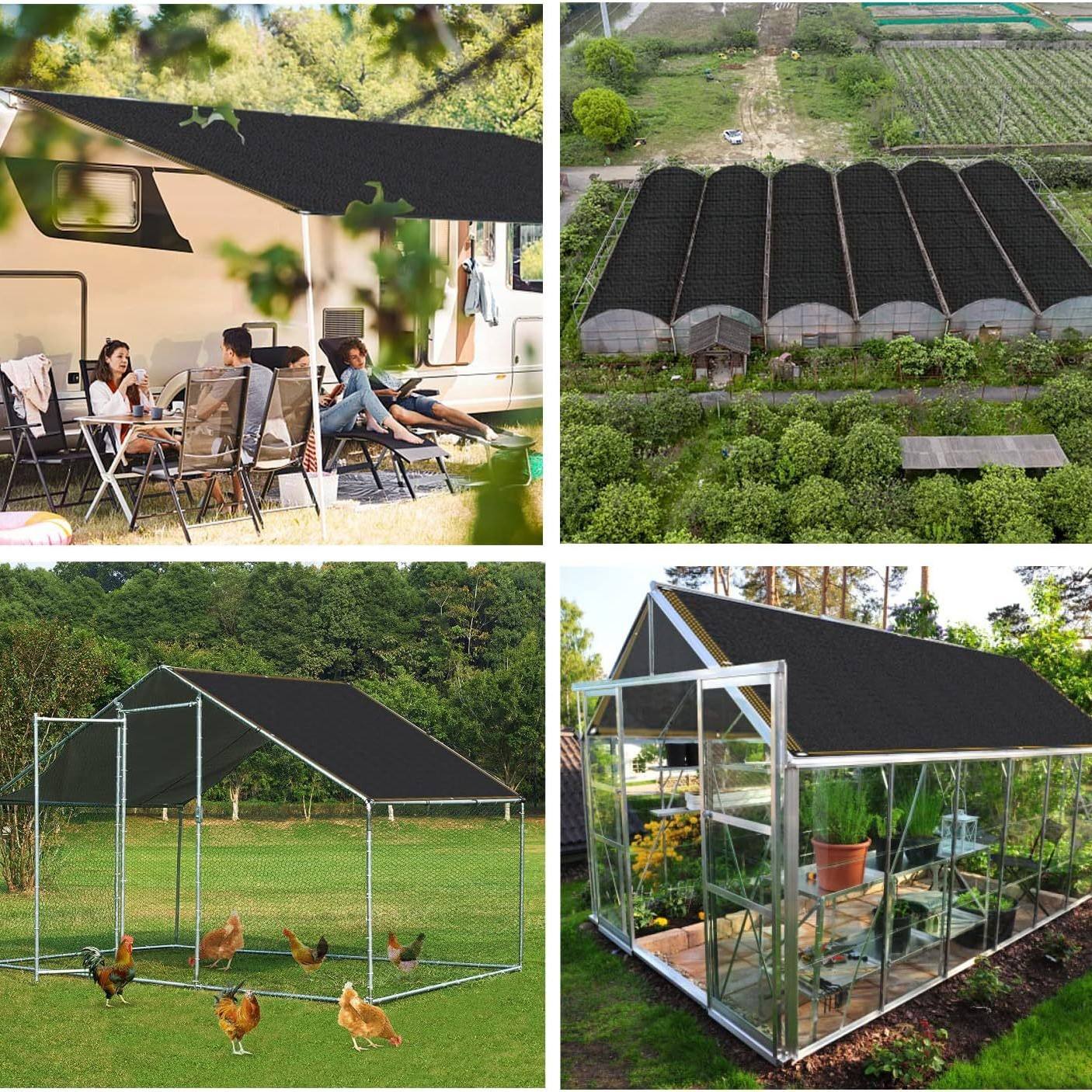 กว้าง 2 เมตร x ยาว 2 เมตร พร้อมขอบเย็บและเจาะรู