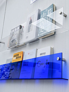 Customized Colorful High Transparency Acrylic Display <b>Stand</b>, Personalized Design Surface Anisotropic Plastic Work Card - Product Image 6