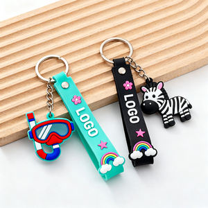 Portachiavi in Gomma Morbida con Personaggi Animali Cartoon Carini per Bambini e Collezionisti con <span class=keywords><strong>Figure</strong></span> Popolari - Product Image 5