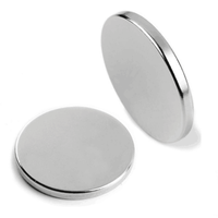 Aimant en néodyme fin et plat D10 D12 D15 D18 D20mm, aimant rond avec revêtement Ni