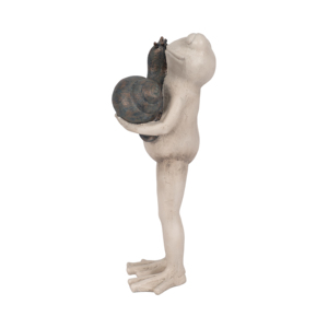 Figura decorativa de rana y caracol abrazándose, estatua de resina para jardín, decoración exterior, porche, patio trasero. - Product Image 5