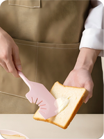 Spatule en silicone multifonction pour mélanger, couteau à pâtisserie, spatule intégrée pour crème et gâteaux, outils de cuisson domestiques – Offre Spéciale