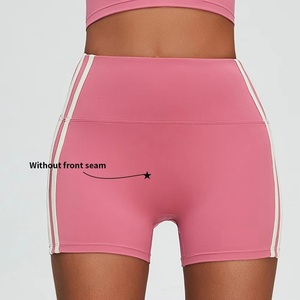 Shorts de Yoga de Cintura Alta para Mujer, Colores en Contraste Personalizados, Levanta Glúteos, para Gimnasio, Fitness, Yoga, para Chicas - Product Image 4