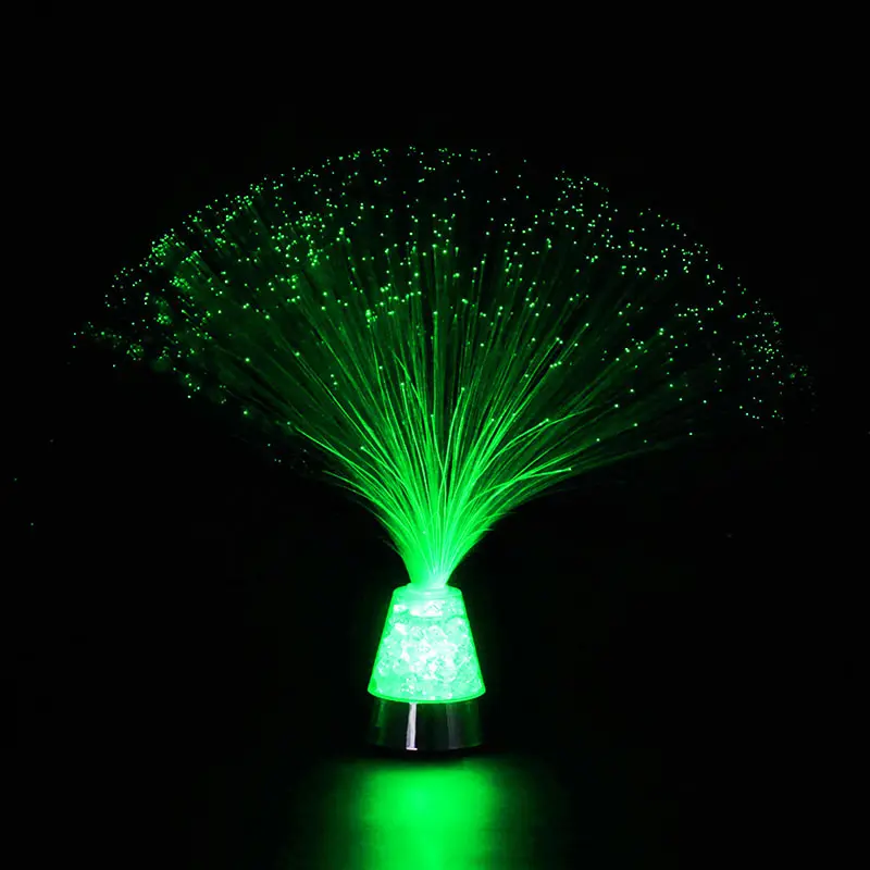 Creative USB Luminous LED Starry Sky Fiber Optic Light Romantic Colorful Interior Table Night Lamp for Bedroom Wedding Party