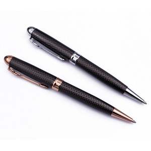 Bolígrafo de Metal de Alta Calidad, Diseño de Lujo en Latón Personalizable, Color Negro Pistola y Oro Rosa, para Negocios, con Logotipo OEM/ODM - Product Image 3