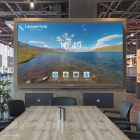 Tableau interactif intelligent 4K de 75 pouces de qualité supérieure pour les grandes salles gouvernementales et les halls d'entreprises, avec Android 14