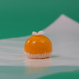Gâteau Mousse en Forme de Fleurs de Cerisier Jaune, Faible en Gras, Délicieux, Congelé, Transport Direct <span class=keywords><strong>du</strong></span> Fabricant, en Boîte - Product Image 2