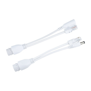 โมดูลจ่ายไฟแบบ PoE Splitter 12V แบบตรงพร้อมขั้วต่อตัวผู้และตัวเมียสำหรับการตรวจสอบเครือข่าย - Product Image 1