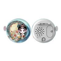 Alfileres redondos de música personalizados de fábrica, insignias parlantes personalizadas, botones, agregue su imagen, foto/texto/logotipo, diseño de bolsa de ropa, insignia