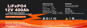 Заводская высокопроизводительная литиевая батарея LiFePO4 12В 400Ач 460Ач 600Ач глубокого цикла для солнечных систем, автодомов, морского транспорта, автономных систем, телекоммуникаций и ИБП - Product Image 4