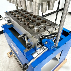 Machine <span class=keywords><strong>semi</strong></span>-automatique en acier inoxydable pour la fabrication de cornets de glace en gaufrettes - Product Image 5