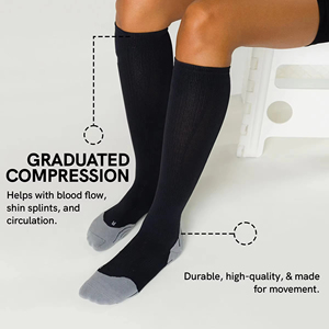 Wholesale Custom Logo 20-30 Compression <b>Socks</b> – High Quality Gym Running Support Compression <b>Socks</b> for Men - Product Image 3