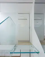 Vetro da bagno in vetro temperato Ultra trasparente vetro da doccia personalizzato per Hotel