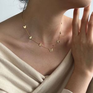 Collares con Colgante de Mariposa Dylam, Rodio, Chapado en Oro de 14K, Superficie Brillante, Plata 925, Joyería de Mariposas para Mujer - Product Image 2
