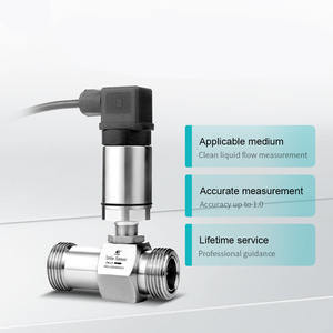 4-20mA/RS485 タービン流量計 オスネジ接続 ガソリン、牛乳、アルコール、メタノール、油流量計 - Product Image 1
