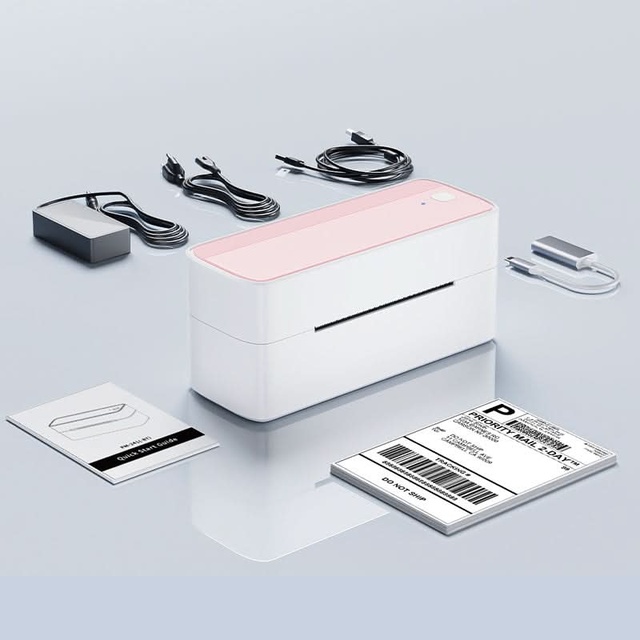 241BT Bluetooth Wireless Thermal Label Printer Compatible with iPhone Android for Small Business