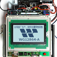 Remplacer le module d'affichage WINSTAR WG12864A STN LCD12864, écran LCD graphique à matrice de points jaune avec interface parallèle et rétroéclairage LED