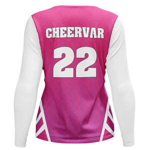 ชุดวอลเลย์บอลคอกลมแขนยาวสำหรับผู้หญิงชุดเล่นวอลเลย์บอลฝึกซ้อมแข่งขัน - Product Image 4