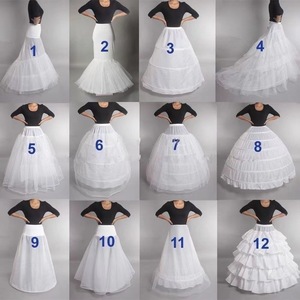 Wholesale Lolita <strong>Underskirt</strong> Wedding Accessories Fish Tail Petticoat for Ball Gown Wedding Dress Bridal Gown Wedding Petticoat - Product Image 2