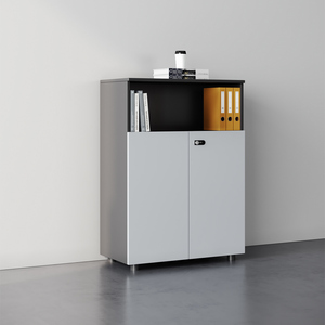 आधुनिक लक्जरी mdf बोर्ड फाइलिंग कैबिनेट के साथ स्कूल आवेदन के लिए क्लासिक रबर लकड़ी बुक स्टोरेज - Product Image 2