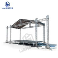Système de scène ajustable en hauteur, de taille et de forme personnalisées pour événements en plein air et en intérieur