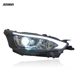 Jushun Toyota Yaris L ชุดประกอบไฟหน้า LED 6000K ชุดอัพเกรด DRL ตามลำดับ - Product Image 4