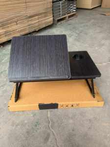 Bureau d'ordinateur portable réglable en hauteur avec porte-gobelet plateau de petit déjeuner <span class=keywords><strong>Table</strong></span> canapé-lit travail <span class=keywords><strong>Table</strong></span> <span class=keywords><strong>pliante</strong></span> Portable - Product Image 3