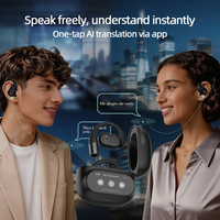 Auriculares punto al por mayor HiFi estéreo tipo C Sport Gaming Bt inalámbrico pantalla táctil inteligente traducción