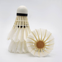 Volants de badminton hautement stables en plumes de canard de classe A, n°5, polyvalents, avec noyau composite 2 couches, pour entraînement en club et tournois, OEM