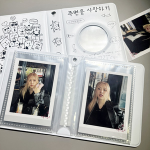 Álbum de Fotos Portátil Mini de PVC Estilo Coreano con Diseño de Dibujos Animados, para 36 Fotos de Ídolos, con Bolsillos para Tarjetas de Identificación, MOQ Pequeño - Product Image 6