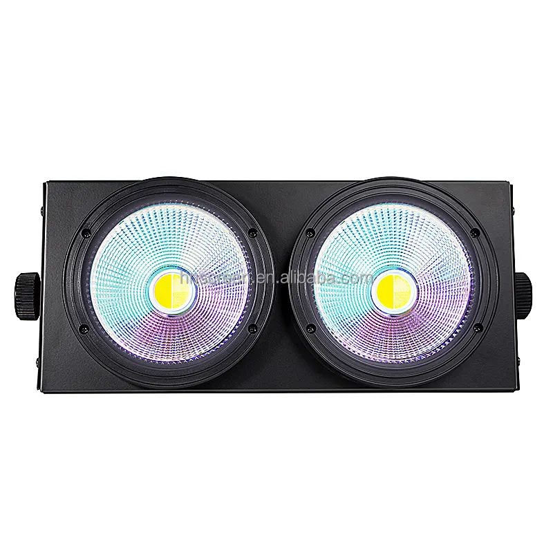 ไฟดีเจ2ชิ้น100W 2ตา2*100W DMX 512 peaky ผู้ชม blinders cob ไฟพาร์