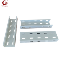 Bac à câbles perforé en acier galvanisé avec revêtement en poudre anti-corrosion pour le routage de câbles électriques en intérieur 600*500*3.0