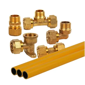 wholesale pex pipe with male female brass compression fitting lpg gas hose lpg connector quick connect gas hose