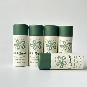 บรรจุภัณฑ์แบบแท่งกระดาษคราฟท์สีขาวพิมพ์ลายรักษ์โลก สำหรับใส่ครีมกันแดดแบบแท่งทำเองหรือเครื่องสำอางแบบแท่ง - Product Image 6